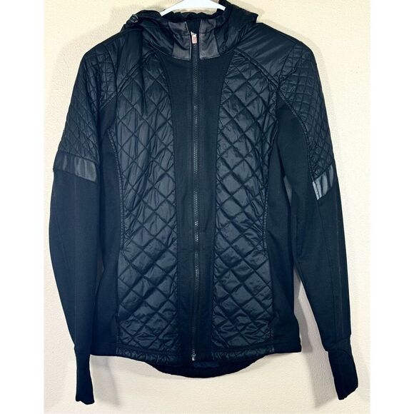 ATHLETA ROCK SPRINGS LIGHTWEIGHT WOMEN’S RUNNING EVERYDAY BLACK JACKET XS - Picture 2 of 12